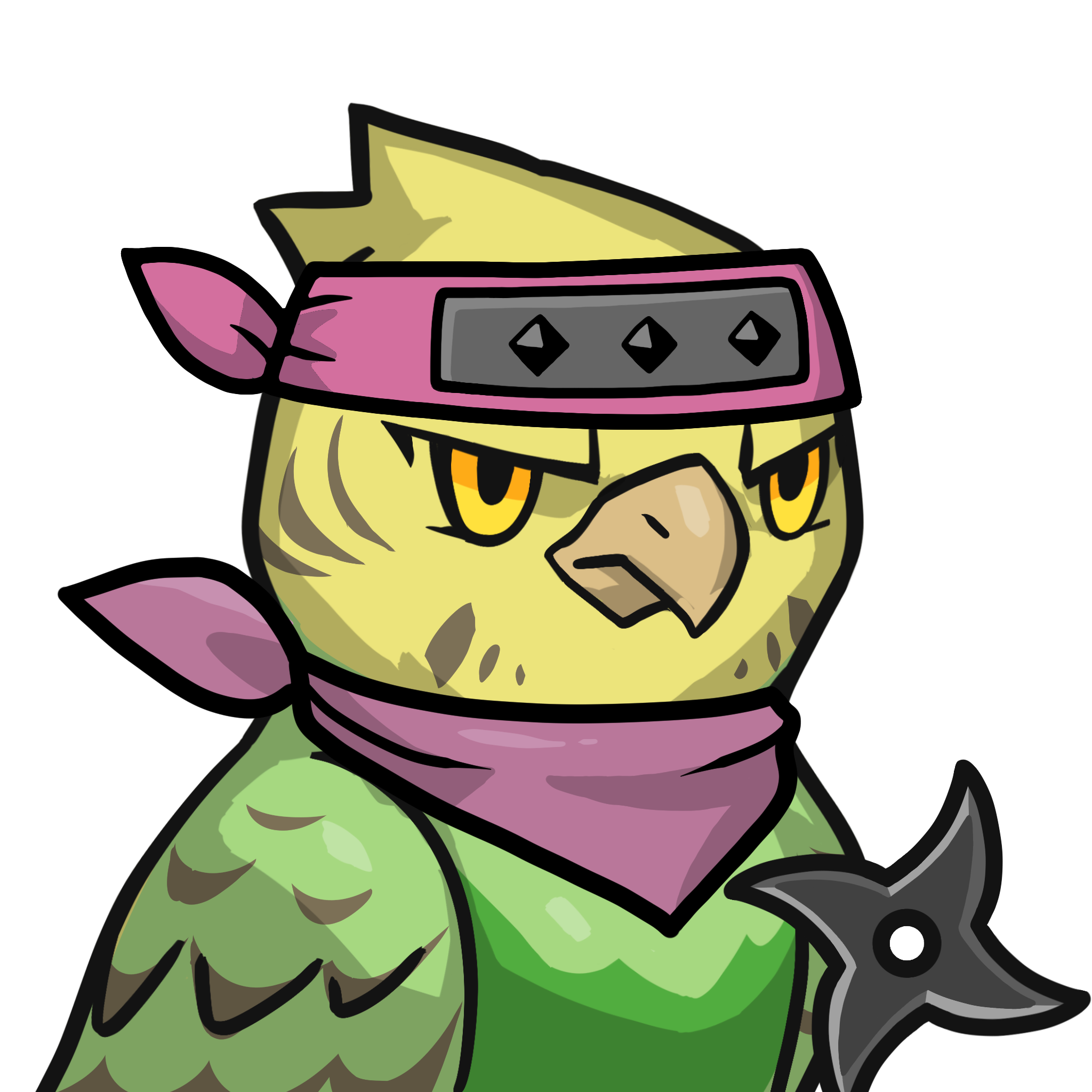 Narukami-Yellow budgie #11440