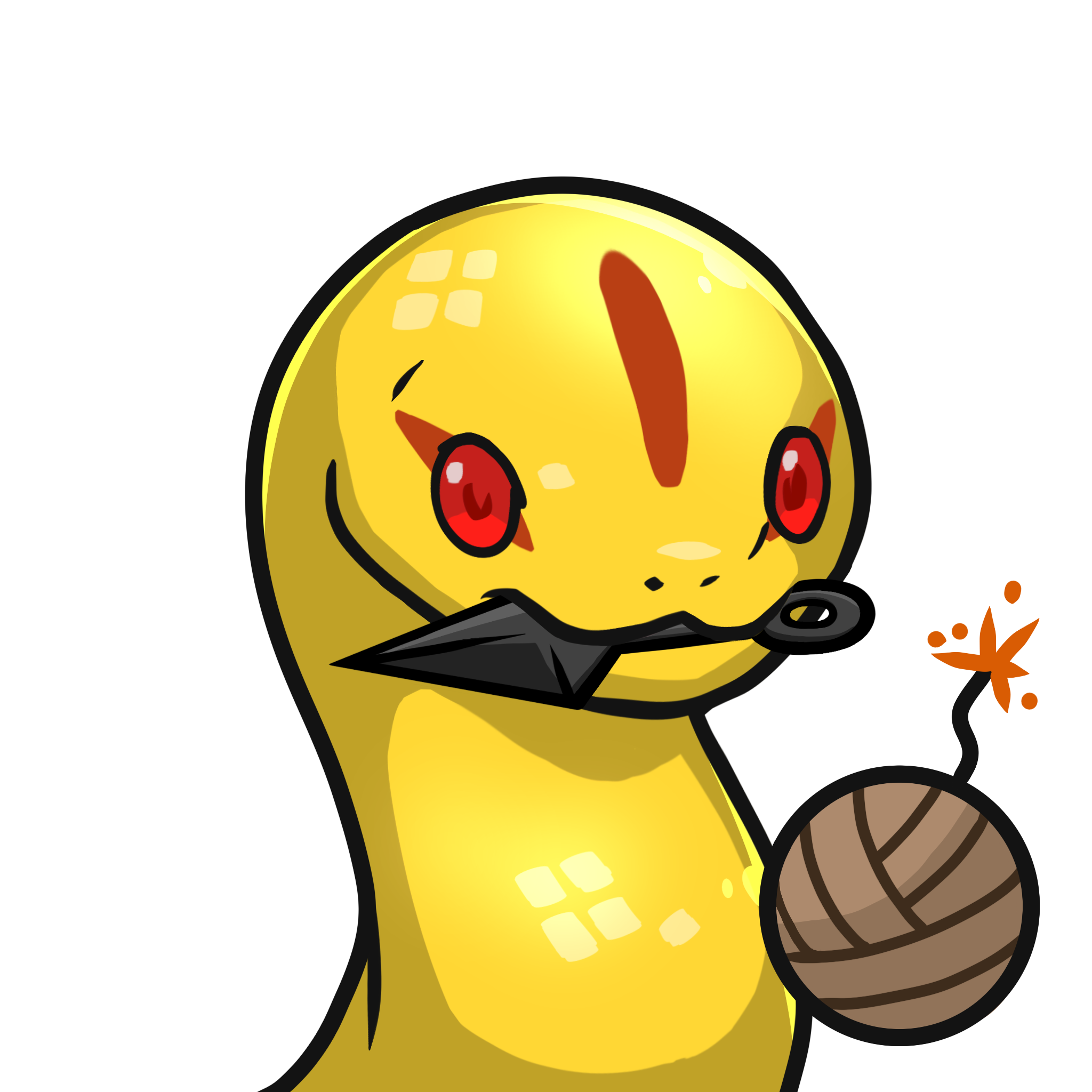 Orochi-Gold(kunai) #12251