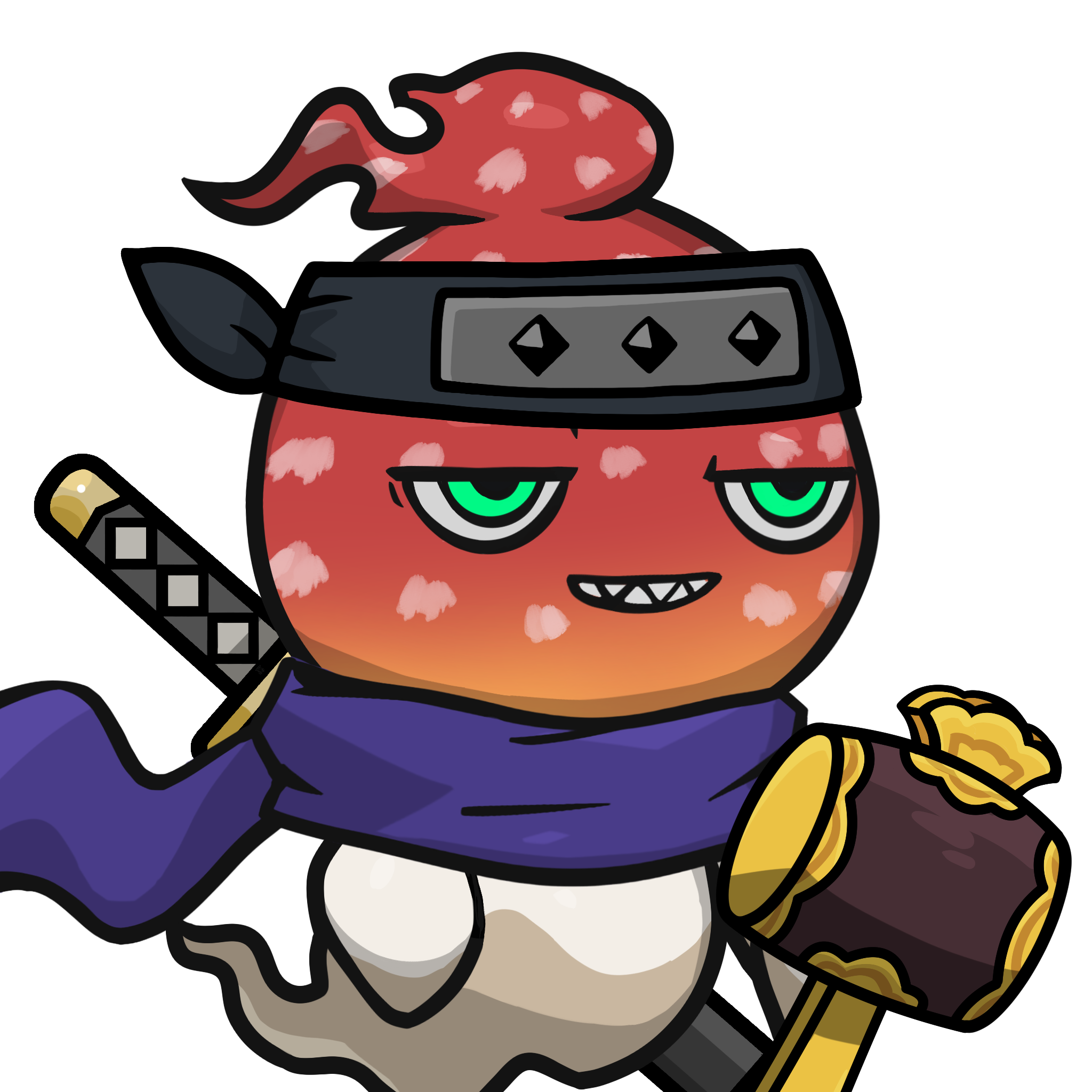 Mitama-Red Mushroom #01479