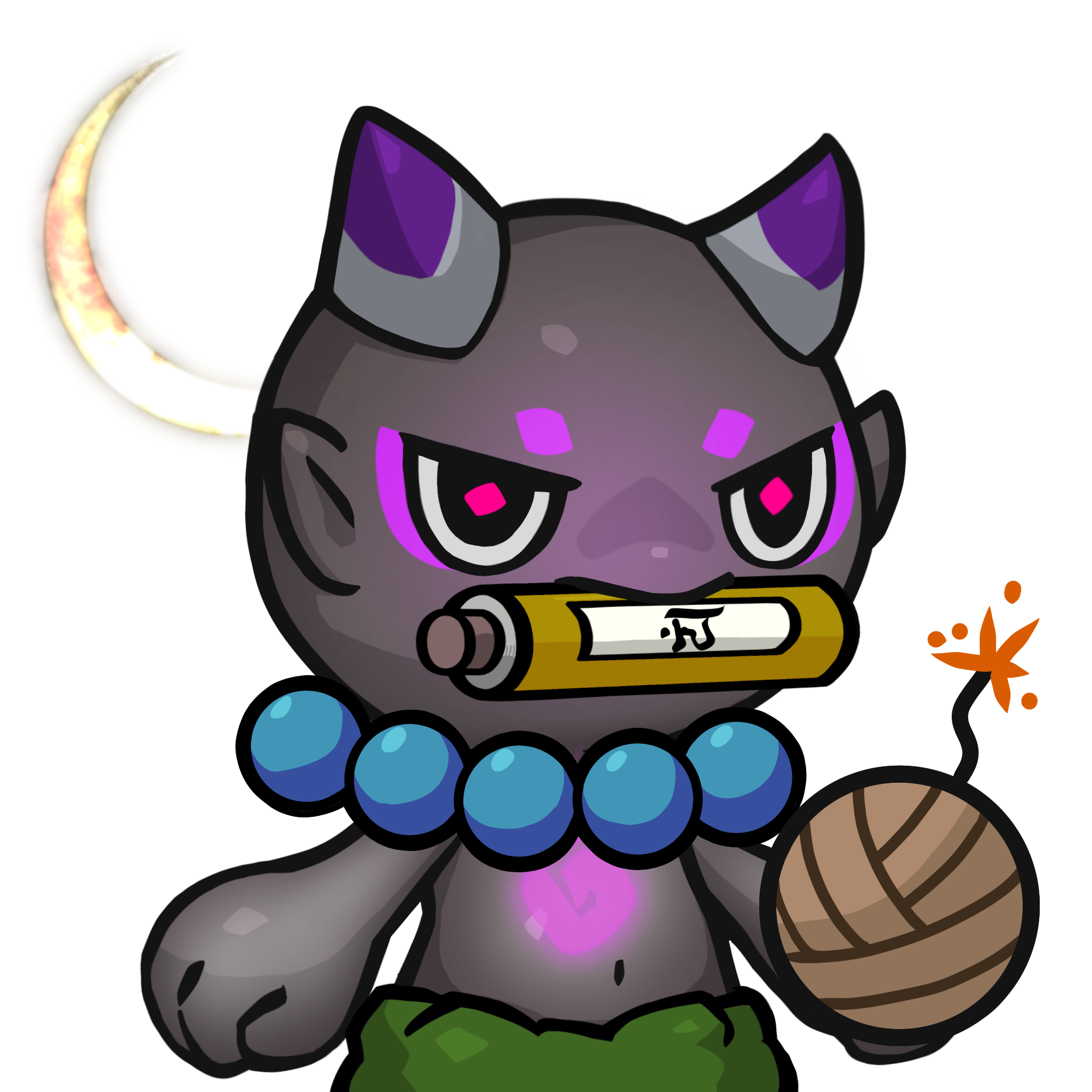 Yama-Transparent purple(scroll) #26302