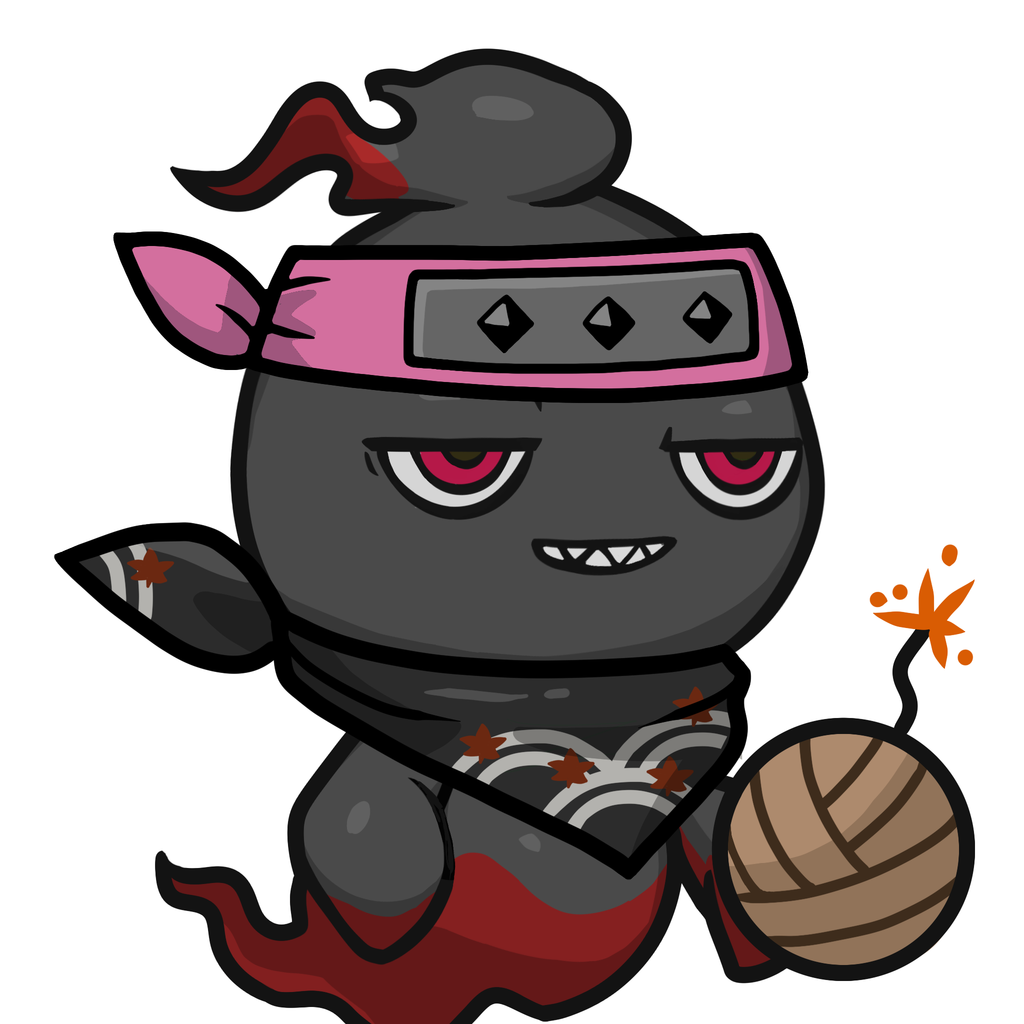 Mitama-Black_Red #04443