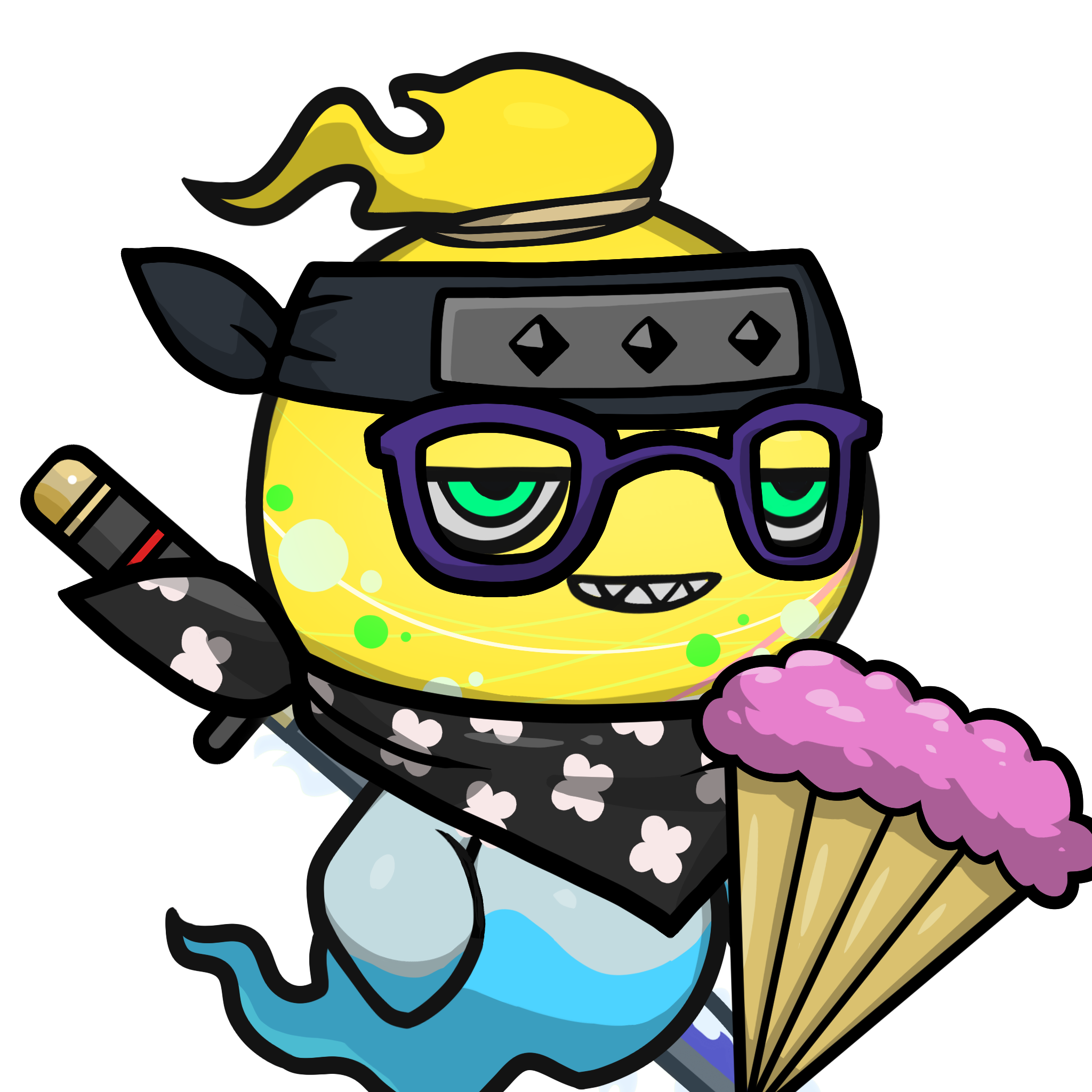 Mitama-Water balloon yo-yo(yellow) #05432