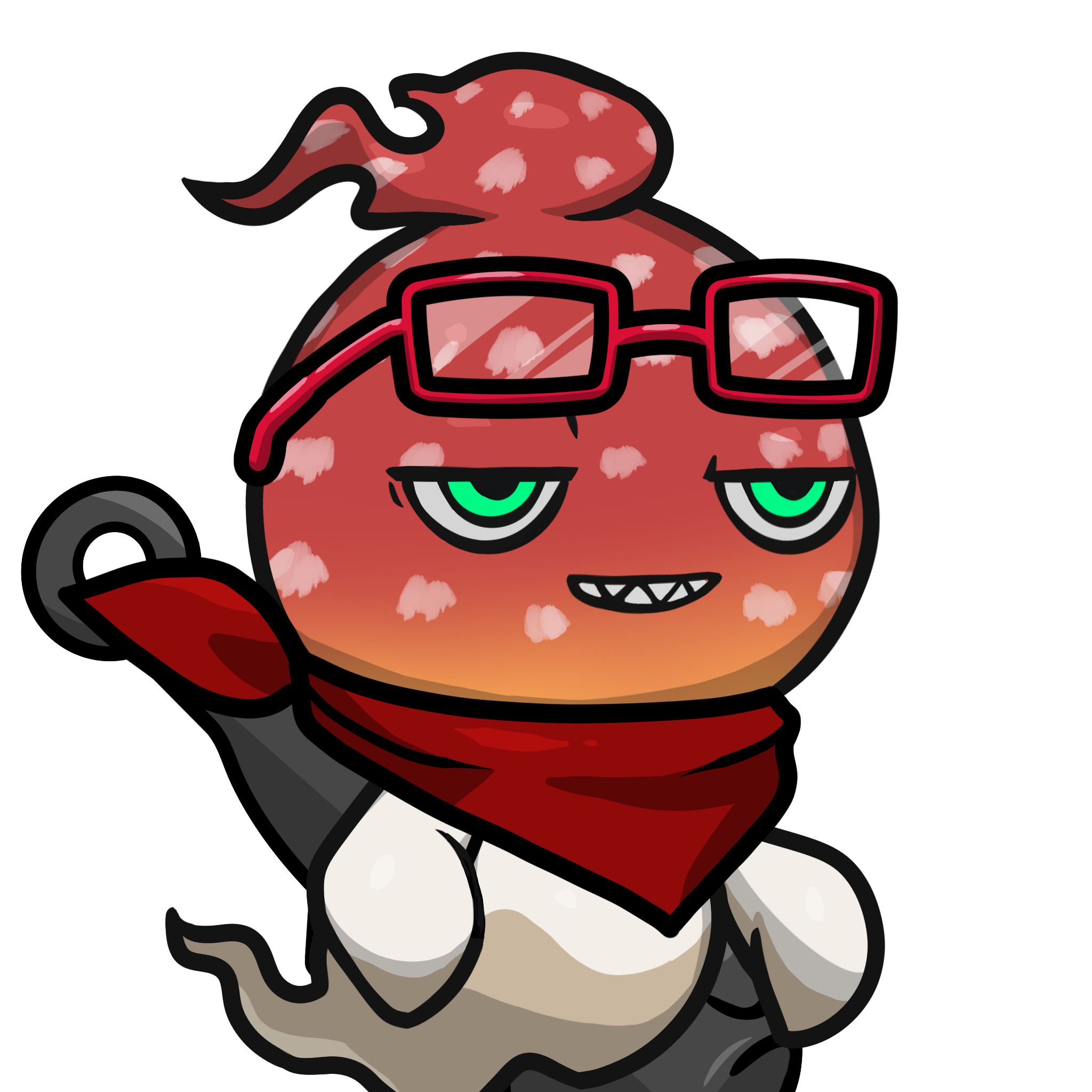 Mitama-Red Mushroom #05987