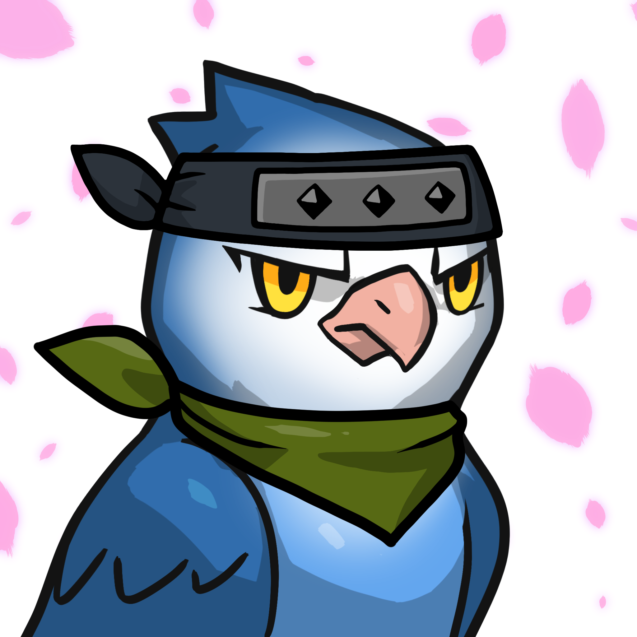 Narukami-Rosy-faced lovebird(blue) #06068