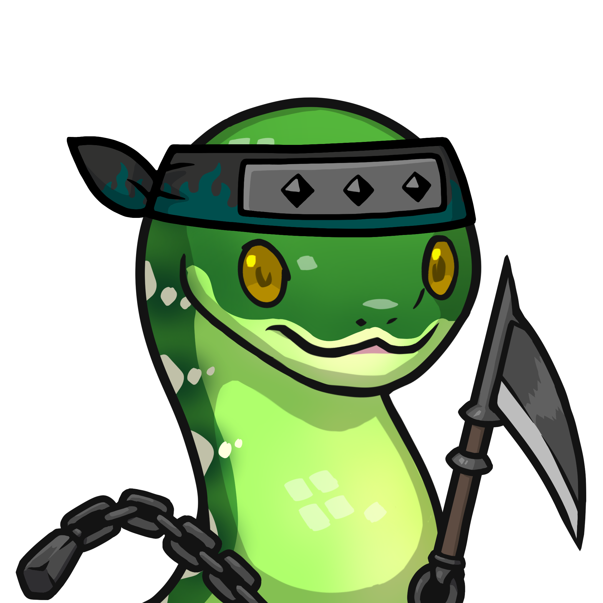 Orochi-Cute little greenie #06731