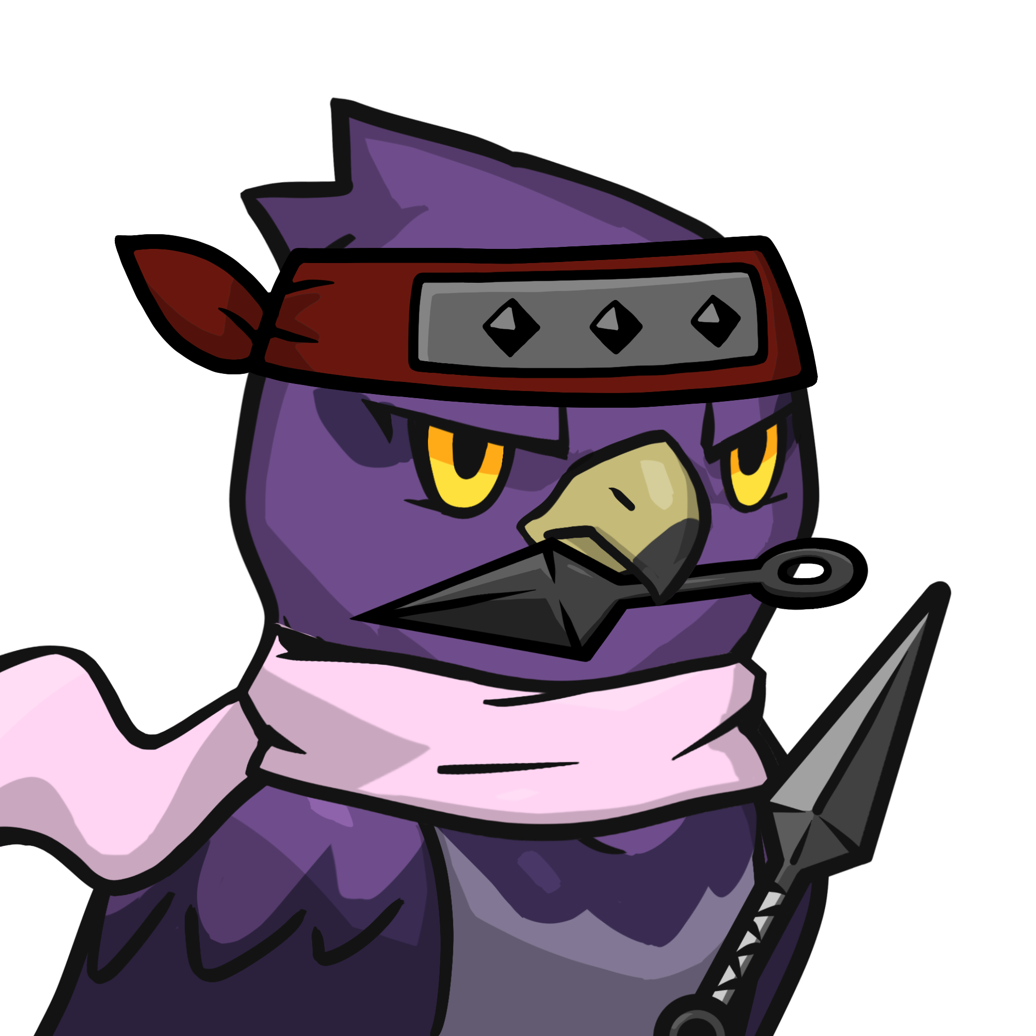 Narukami-Purple(kunai) #07411
